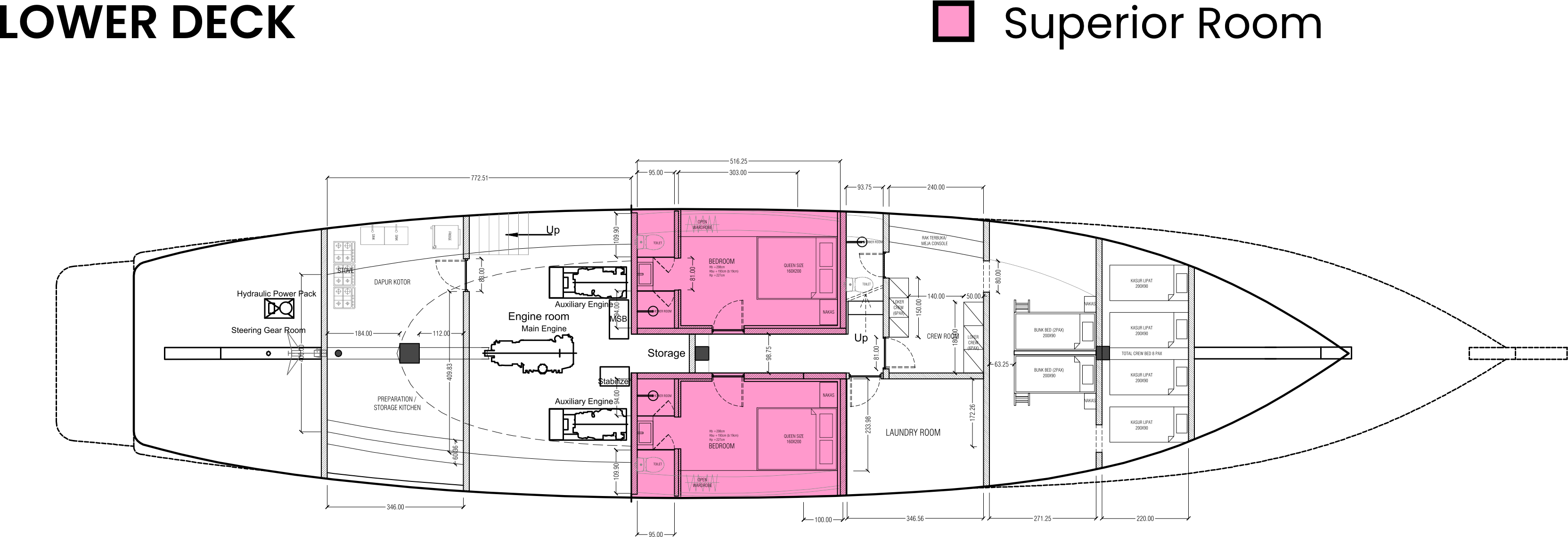 Lower Deck Layout